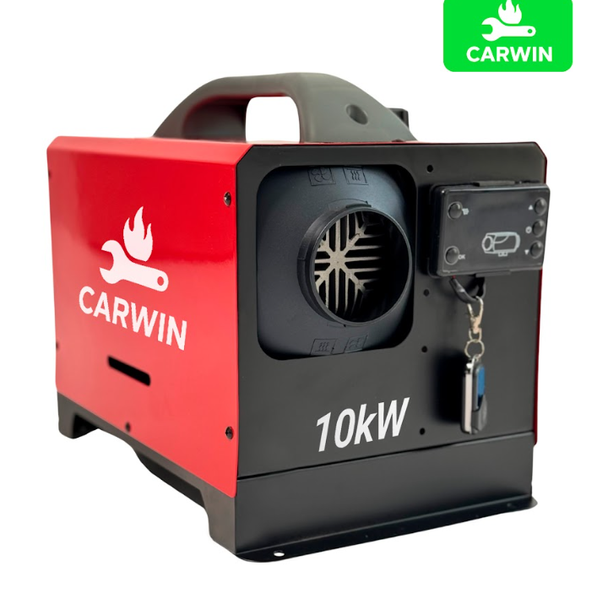 Автономний дизельний обігрівач (Webasto) CARWIN 10 кВт (12В/24В/220В) з LCD-дисплеєм та пультом ДК С10000 фото